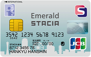 エメラルドSTACIA PiTaPa JCBカード